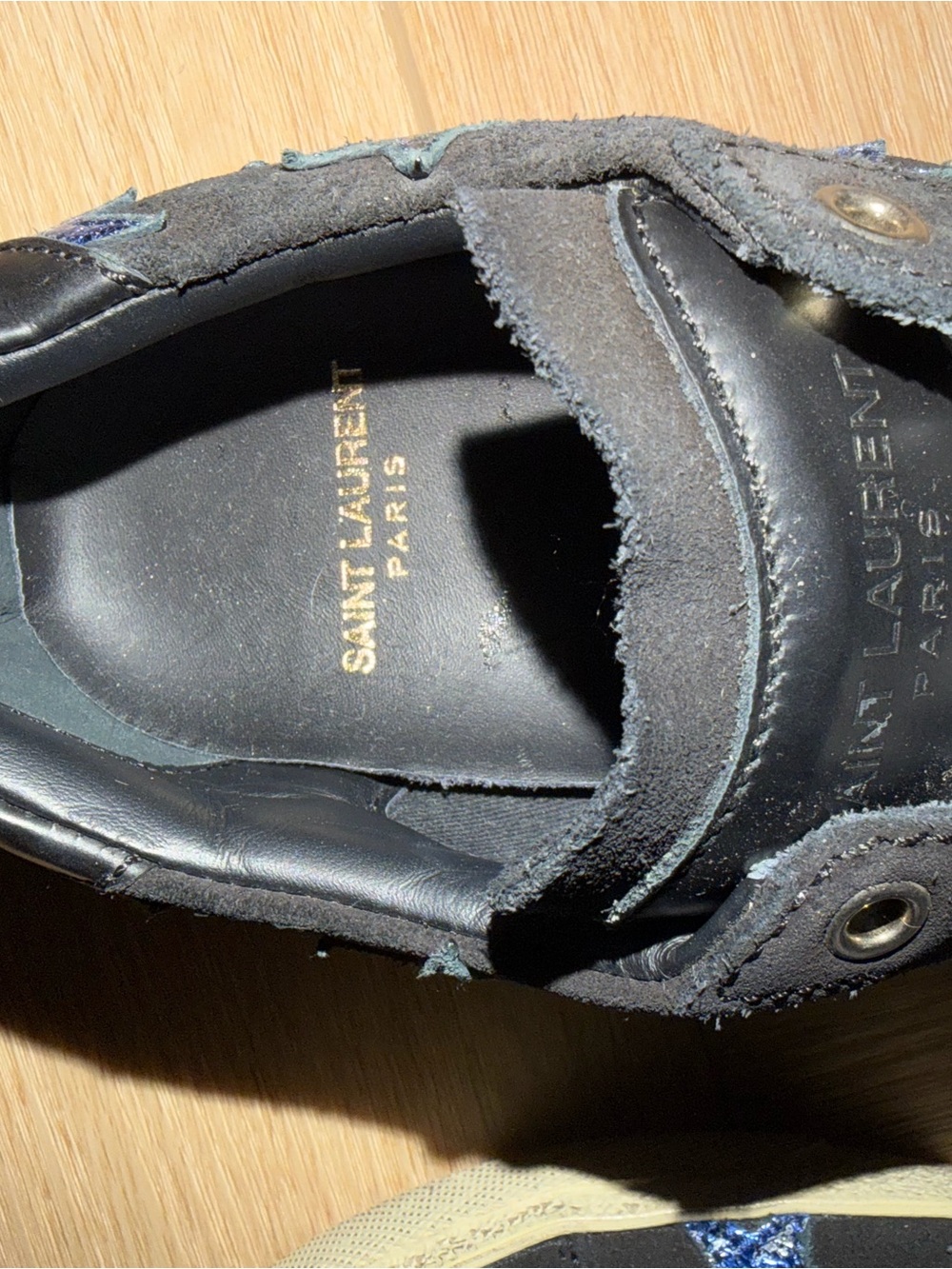 Authentic Saint Laurent ysl stars shoes Sneakers women’s 5.5 new never used $935 - Picture 6 of 7